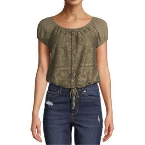 NB Green Women's Lace Top